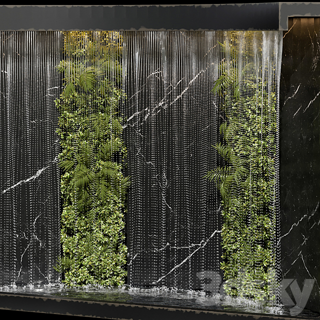 Waterfall fountains cascade 24 3DS Max Model - thumbnail 3