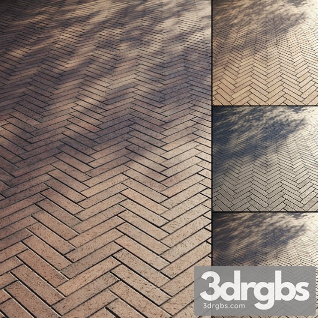 Brick Paving Slabs Type 4 3dsmax Download - thumbnail 1