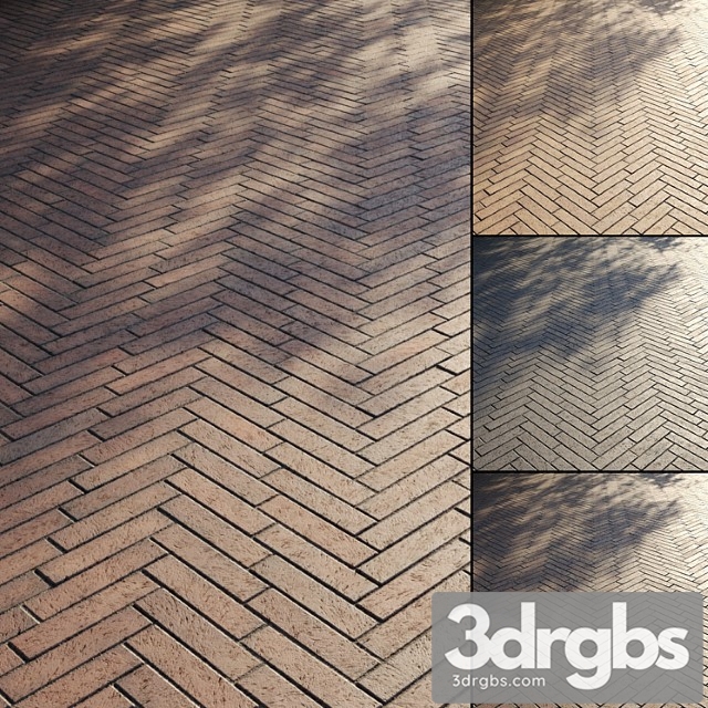 Brick Paving Slabs Type 5 3dsmax Download - thumbnail 1