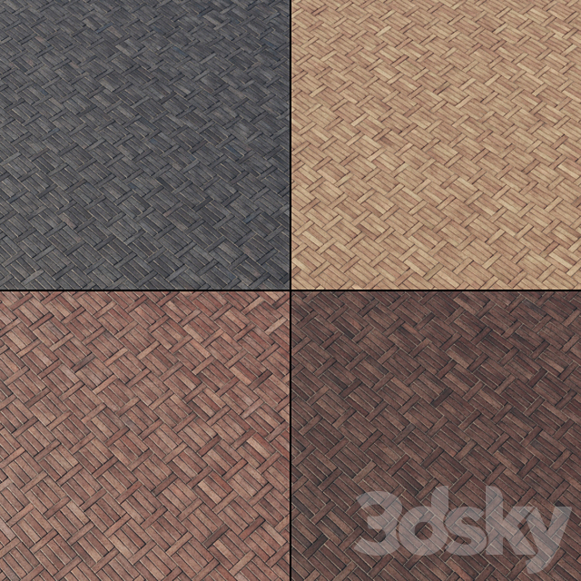 Clinker paving slabs Type 7 3DS Max Model - thumbnail 2