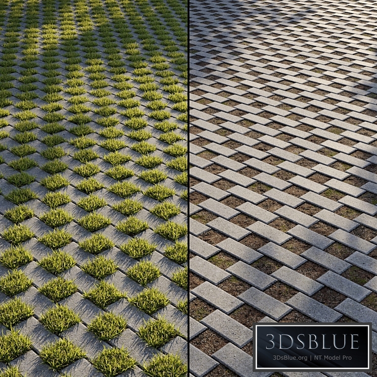 Eco-paving Type 1 Pattern 4 3DS Max - thumbnail 3