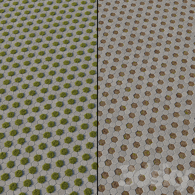 Eco-paving Type 1 Pattern 9 3DSMax File - thumbnail 2