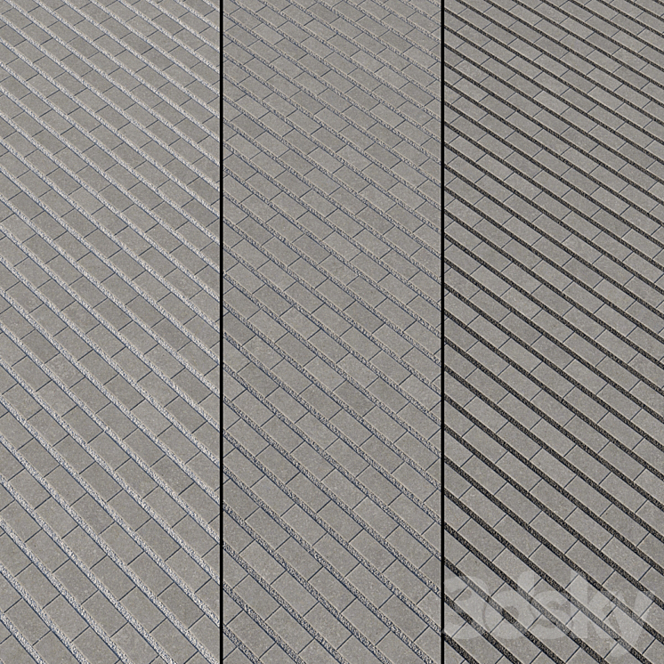 Eco paving Type 2 Set 5 3DS Max - thumbnail 2