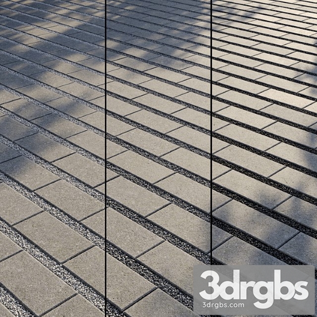 Eco Paving Type 2 Set 5 3dsmax Download - thumbnail 1