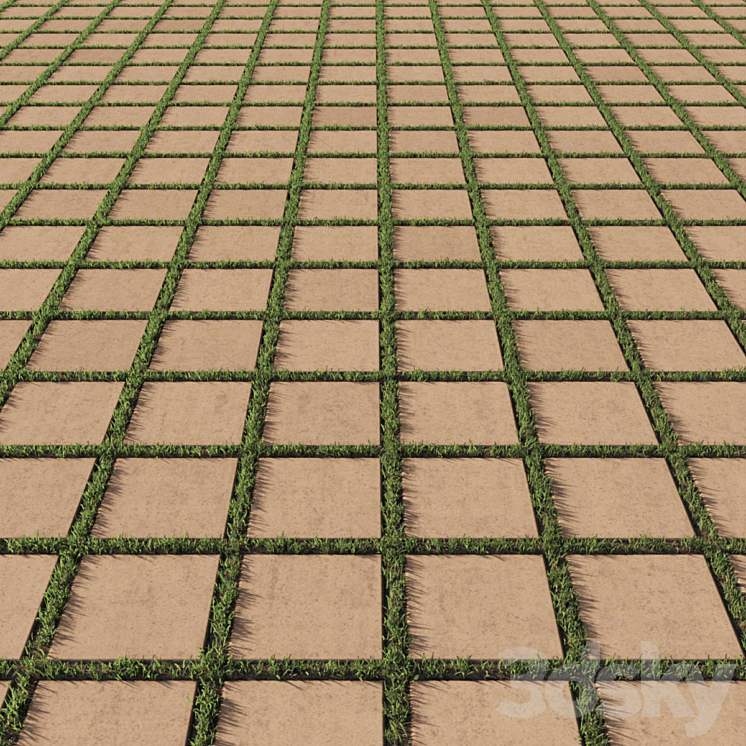 Eco tiles 5 3DS Max - thumbnail 2