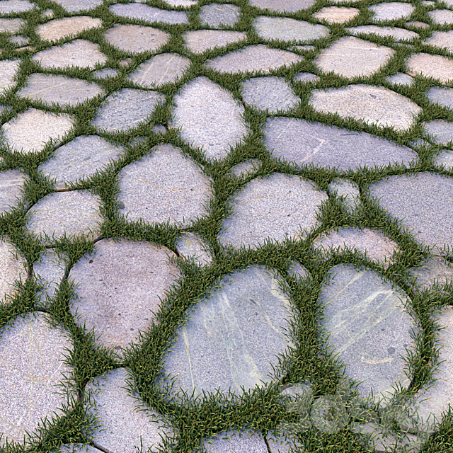 Garden floor 3ds Max - thumbnail 1