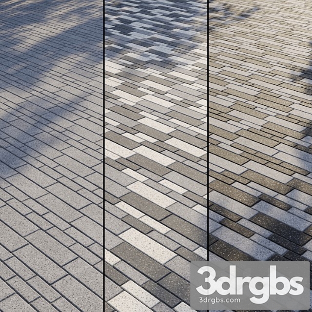 Granite Paving Slabs Type 11 3dsmax Download - thumbnail 1