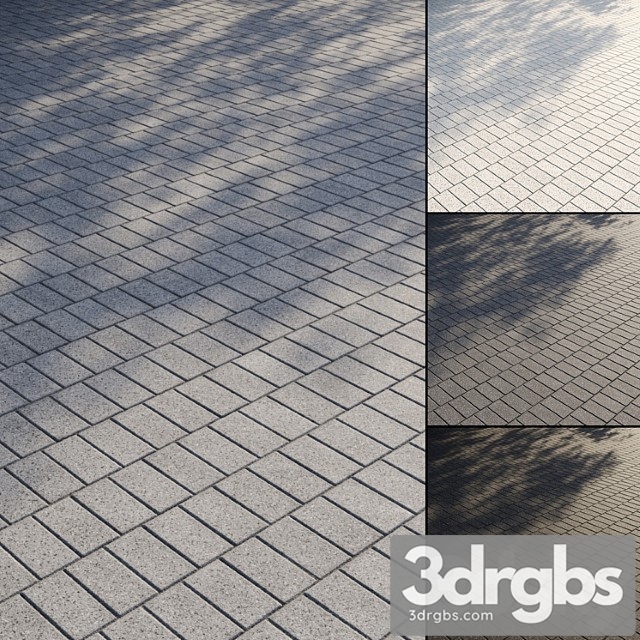 Granite Paving Slabs Type 4 3dsmax Download - thumbnail 1