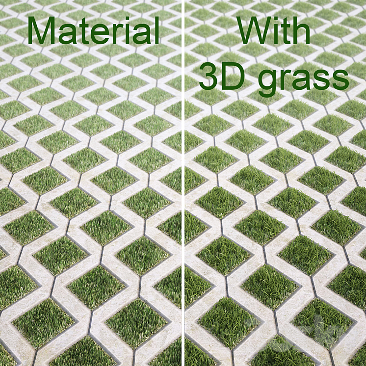 Lawn grate 3DS Max - thumbnail 1
