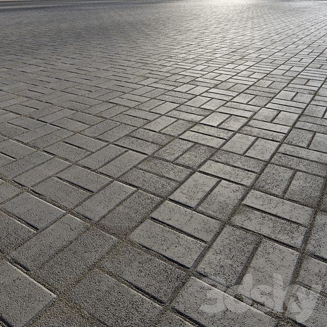 Pavers 3DS Max Model - thumbnail 2