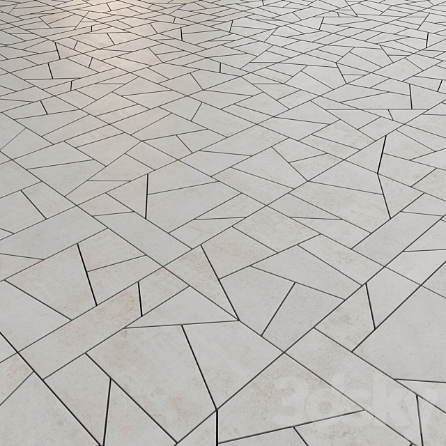 Paving angle n4 3DS Max Model - thumbnail 2