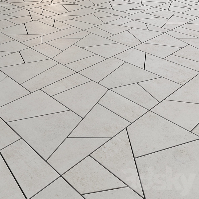 Paving angle n4 3DS Max Model - thumbnail 3