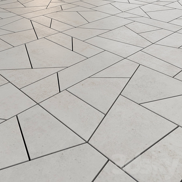 Paving angle n4 3DS Max Model - thumbnail 4