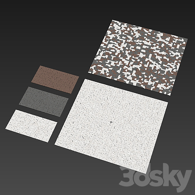 Paving angle n4 3DS Max Model - thumbnail 5