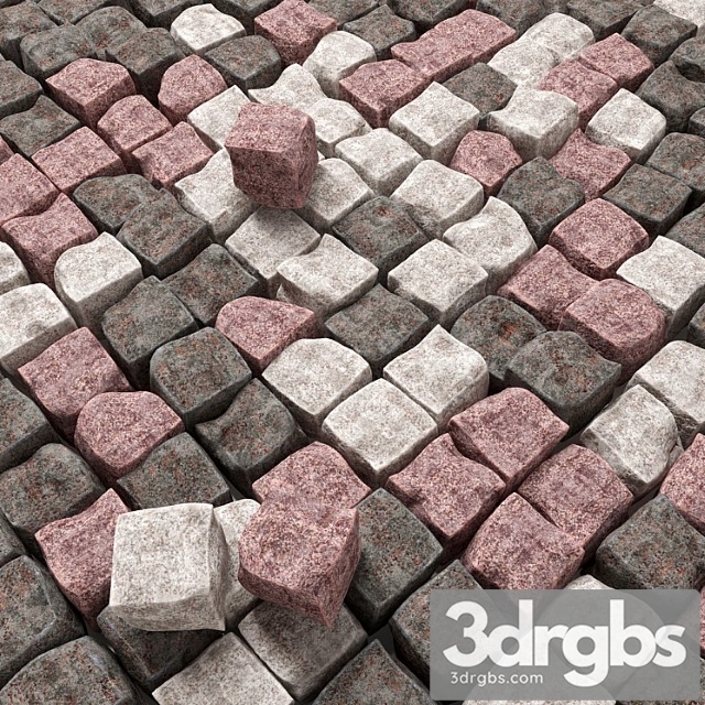 Paving Granite Chipped 3dsmax Download - thumbnail 1