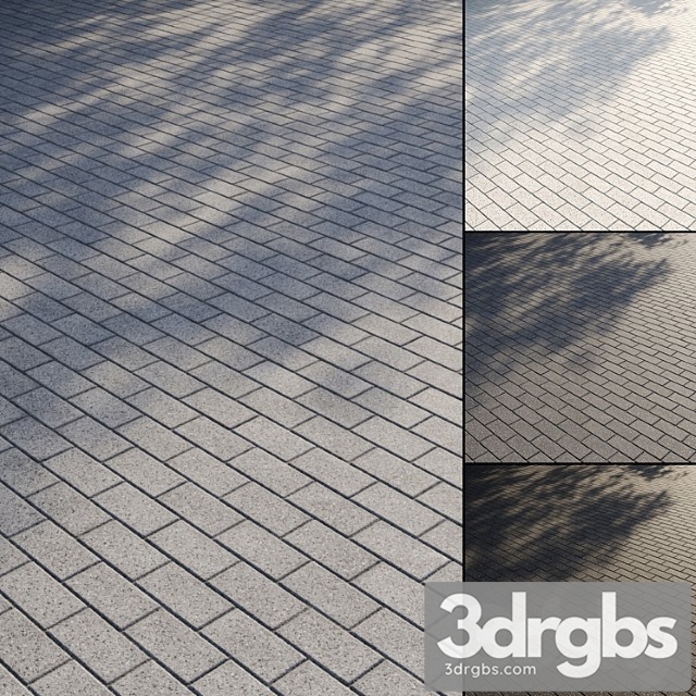 Paving Granite Paving Slabs Type 1 3dsmax Download - thumbnail 1