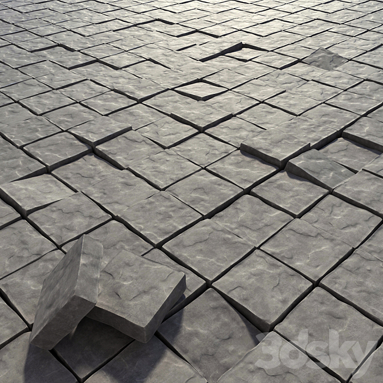 Paving old title 3DS Max - thumbnail 1