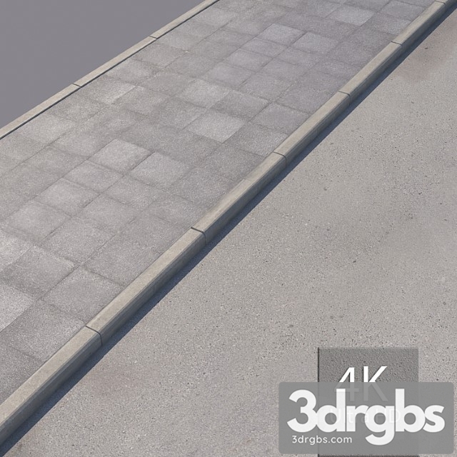 Paving Sidewalk 8 3dsmax Download - thumbnail 1