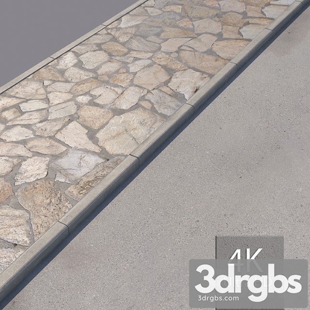 Paving Sidewalk 9 3dsmax Download - thumbnail 1