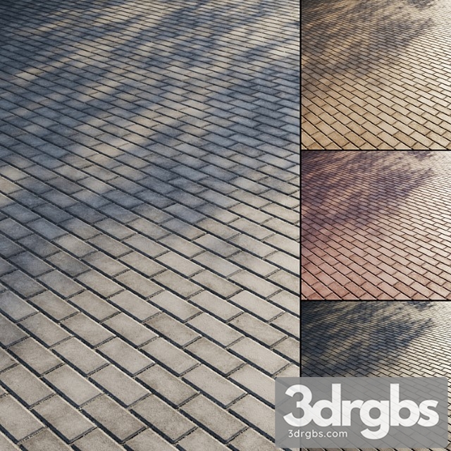 Paving Slabs Type 3dsmax Download - thumbnail 1