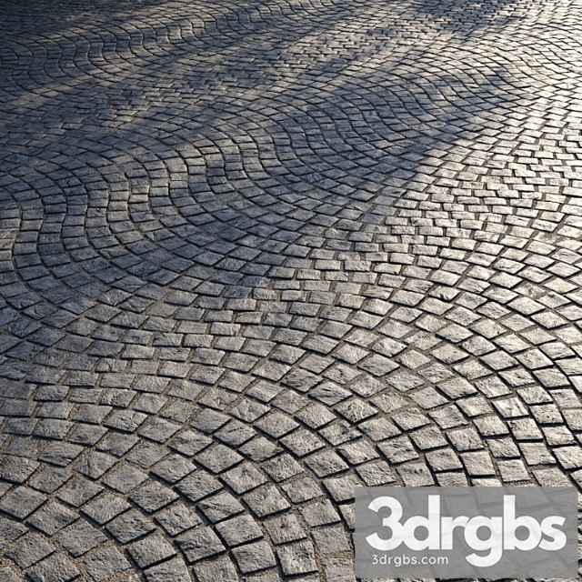 Paving Stone Type 4 3dsmax Download - thumbnail 1