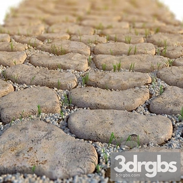 Paving Stones 001 3dsmax Download - thumbnail 1