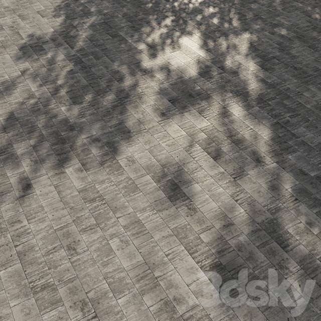 Paving stones 3DS Max Model - thumbnail 2