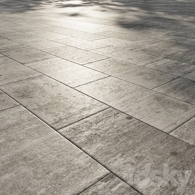 Paving stones 3DS Max Model - thumbnail 3