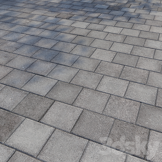 Paving stones 5 3ds Max - thumbnail 1