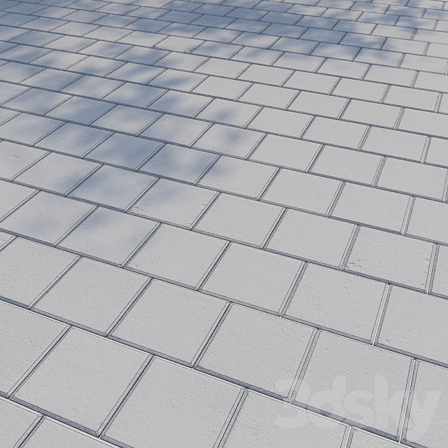 Paving stones 5 3ds Max - thumbnail 3