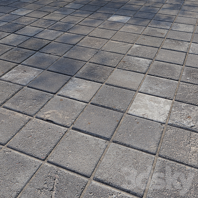 Paving stones 7 3DSMax File - thumbnail 1