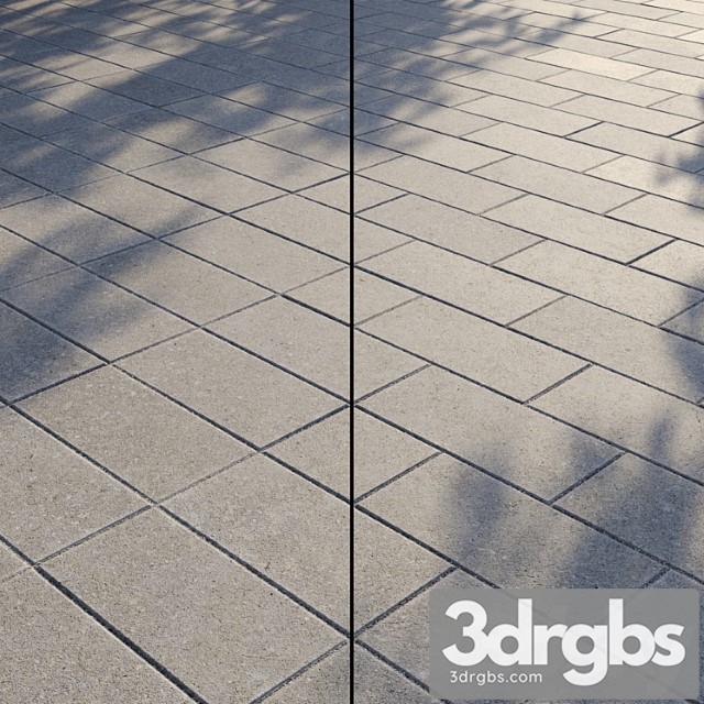 Paving type 1 set 10 3dsmax Download - thumbnail 1