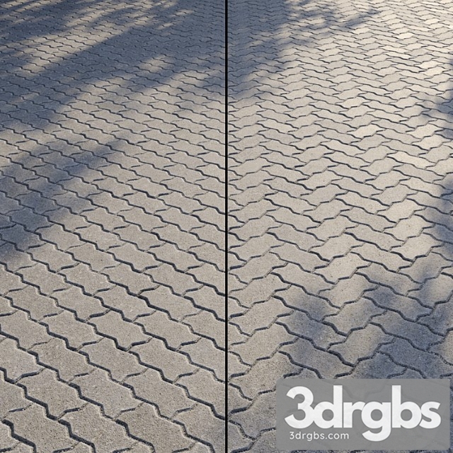 Paving Type 1 Set 12 3dsmax Download - thumbnail 1