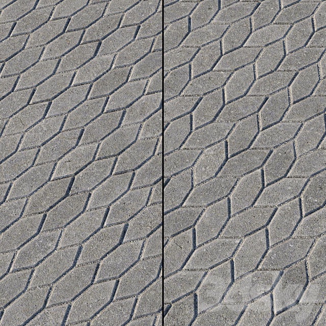 Paving Type 1 Set 14 3ds Max - thumbnail 3