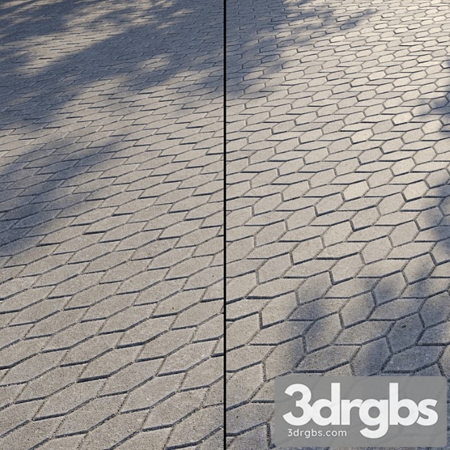 Paving type 1 set 14 3dsmax Download - thumbnail 1