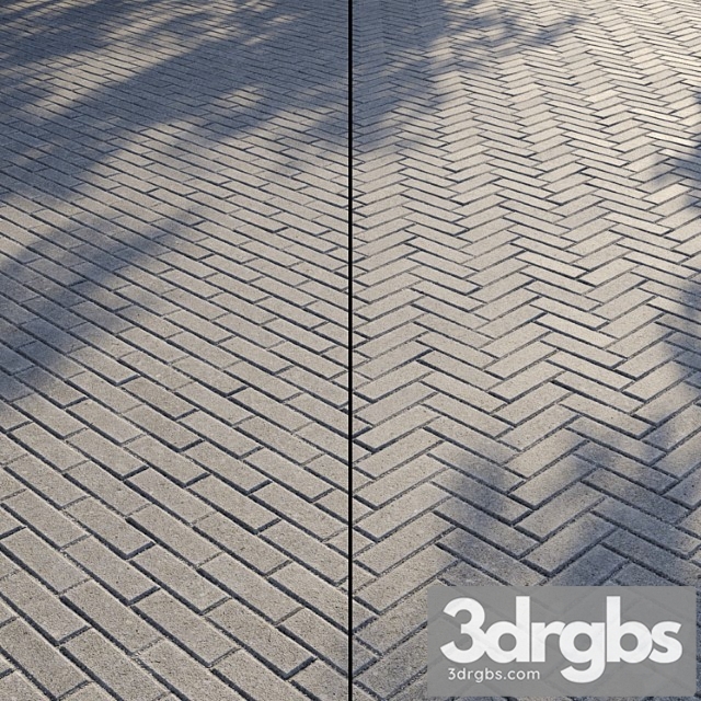 Paving type 1 set 16 3dsmax Download - thumbnail 1