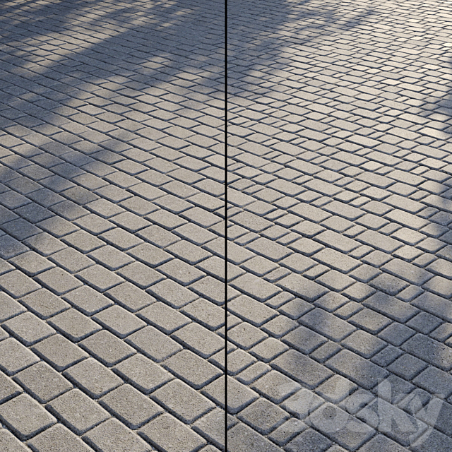 Paving Type 1 Set 6 3ds Max - thumbnail 1