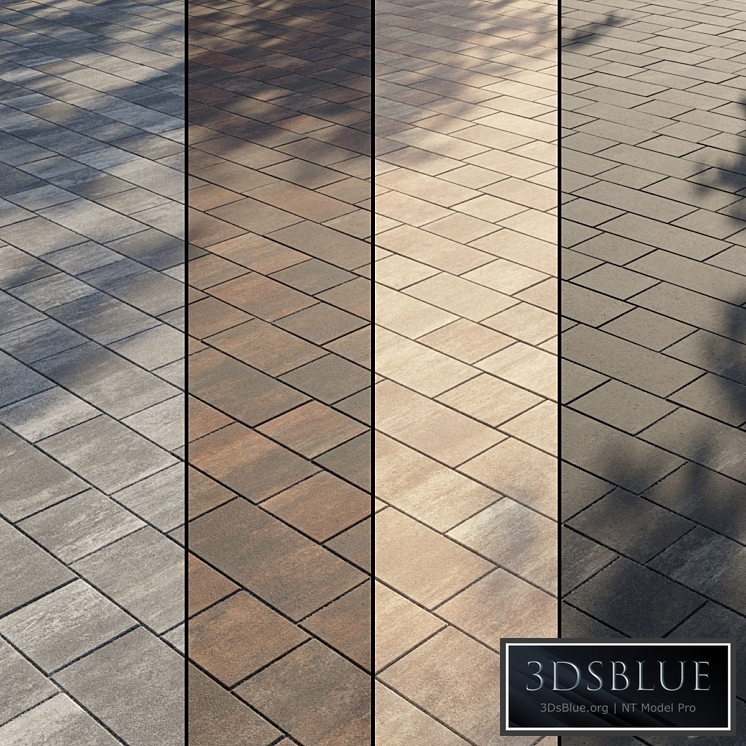 Paving Type 2 Set 10 3DS Max - thumbnail 3