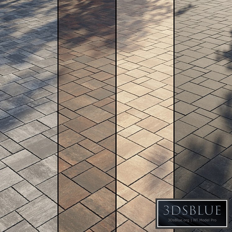 Paving Type 2 Set 11 3DS Max - thumbnail 3