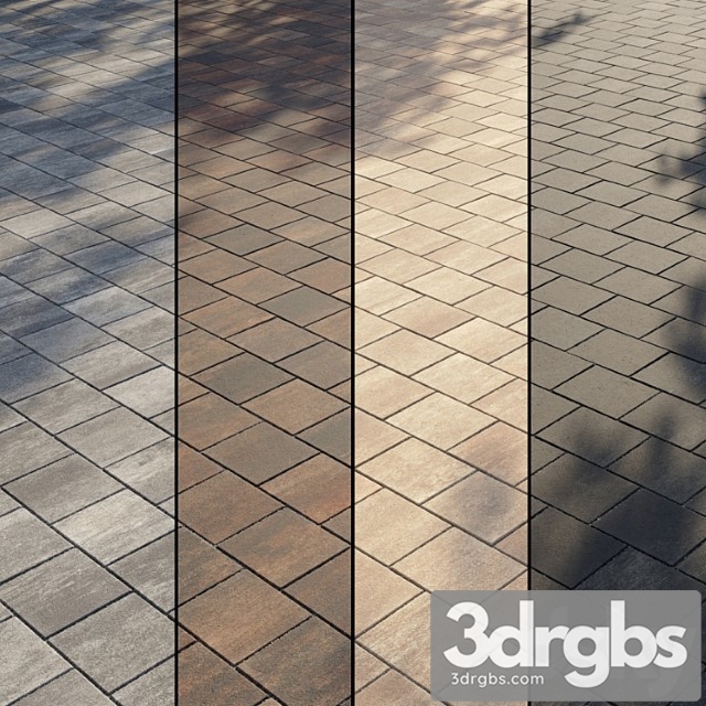 Paving type 2 set 7 3dsmax Download - thumbnail 1