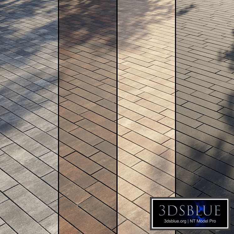 Paving Type 2 Set 8 3DS Max - thumbnail 3