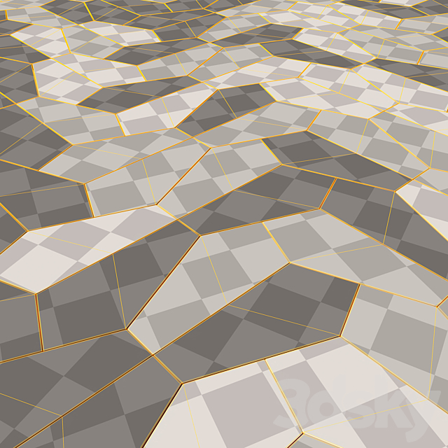 Pentagonal Tile 3 3ds Max - thumbnail 3