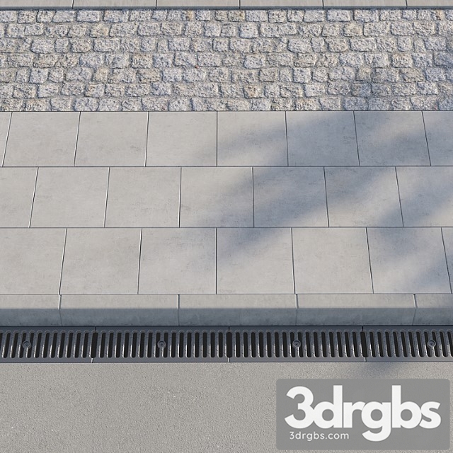 Sidewalk 01 3dsmax Download - thumbnail 1