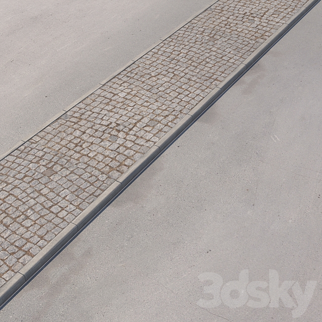 Sidewalk 6 3ds Max - thumbnail 3