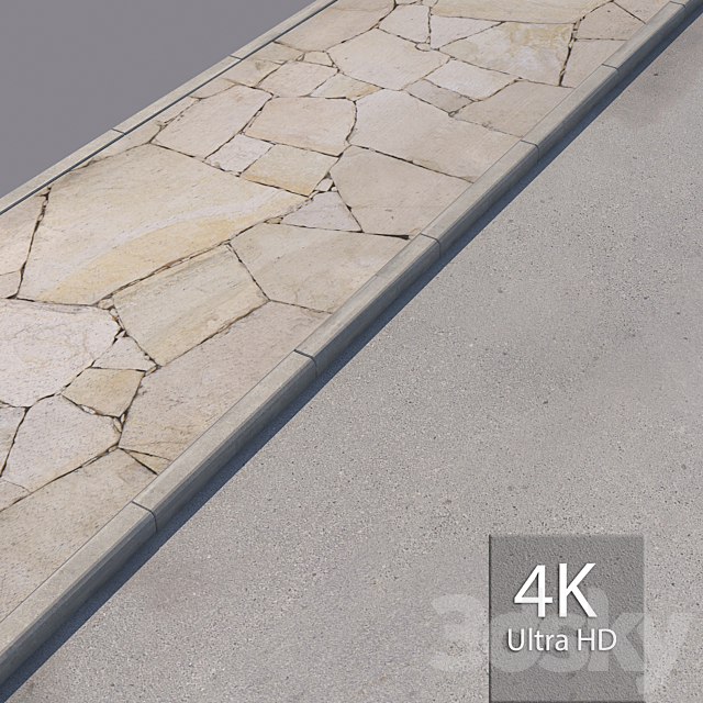 Sidewalk 7 3ds Max - thumbnail 1