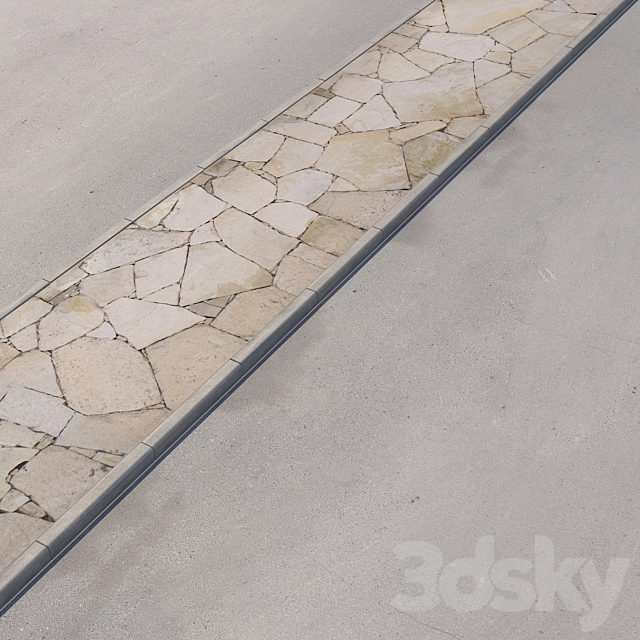 Sidewalk 7 3ds Max - thumbnail 3