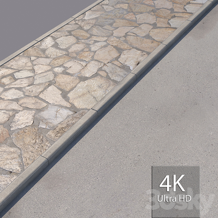 Sidewalk 9 3DS Max - thumbnail 1