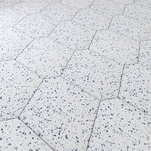 Street tile rhombus 3ds Max - thumbnail 1