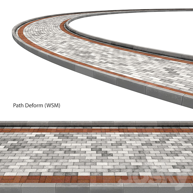 Walkway (PathDeform) 3ds Max - thumbnail 1