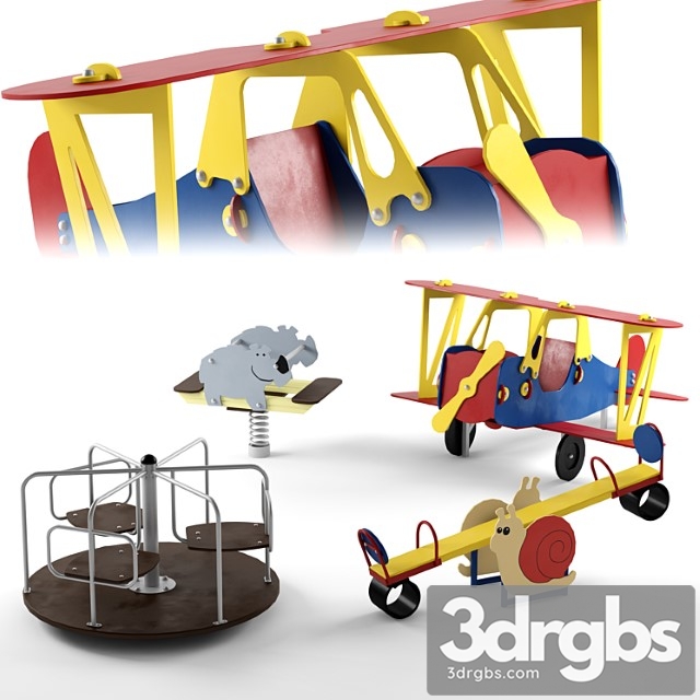 Baby Equipment Our Yard 001 3dsmax Download - thumbnail 1